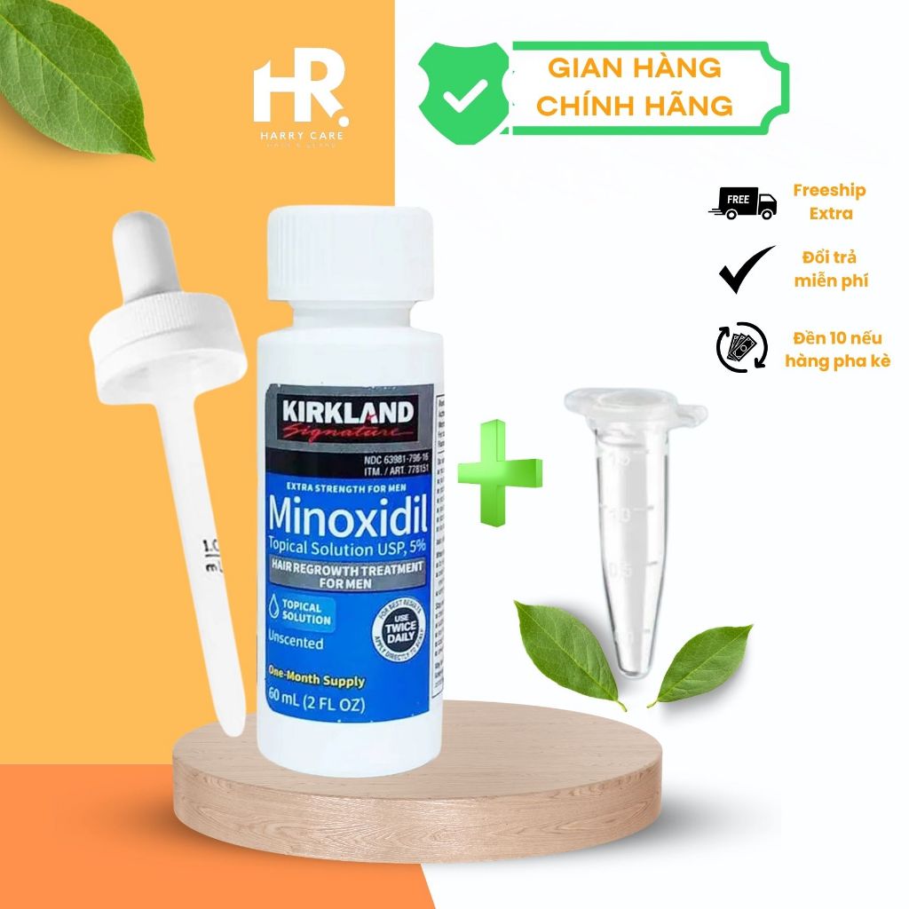 Kèm Peo Mix pha Minoxidil để tăng hiệu quả Xịt mọc tóc Minoxidil 5% cho Nam Nữ - Xịt mọc Râu Tóc