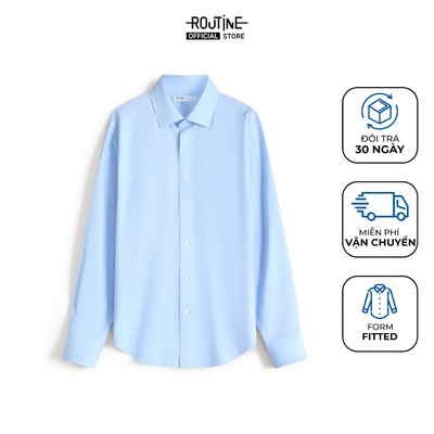 Áo Sơ Mi Tay Dài Nam Form Fitted - Routine 10F25SHL008