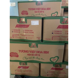 THÙNGTƯƠNG CÀ GÓI HIỆU HOA SEN - THÙNG 1.000 GÓI/15g