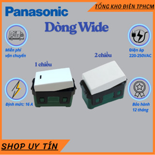  Công tắc 1 chiều WEV5001SW 2 chiều WEV5002SW Panasonic WEV5001SW Wide Màu Trắng cắm nhanh - Hàng chính hãng 