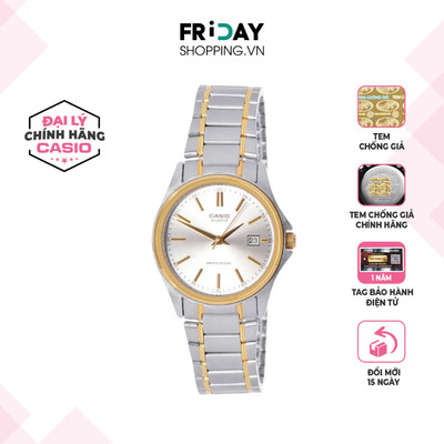 Đồng Hồ Casio Nữ LTP-1183G-7ADF Mặt Tròn Dây Kim Loại Chính Hãng