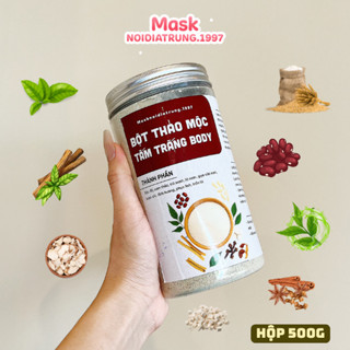  Bột Thảo Mộc Tắm Trắng Body Thiên Nhiên 500g Làm Sạch Dưỡng Trắng Da 