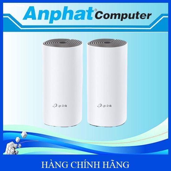 Mesh Wi-Fi TP-Link Deco E4 chuẩn AC1200/băng tầng kép/2 pack - Hàng Chính Hãng - Bảo hành 24 tháng