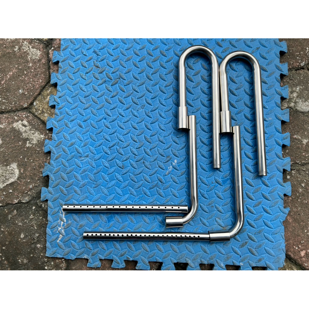 Cặp In Out Hút đáy + thổi đáy fi16 inox 304