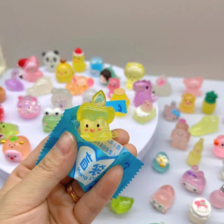  Combo 50 100 Túi mù mini mẫu dạ quang túi kẹo bóc quà bí mật mẫu dạ quang blind bag kẹo bóc quà test nhân phẩm cho bé 