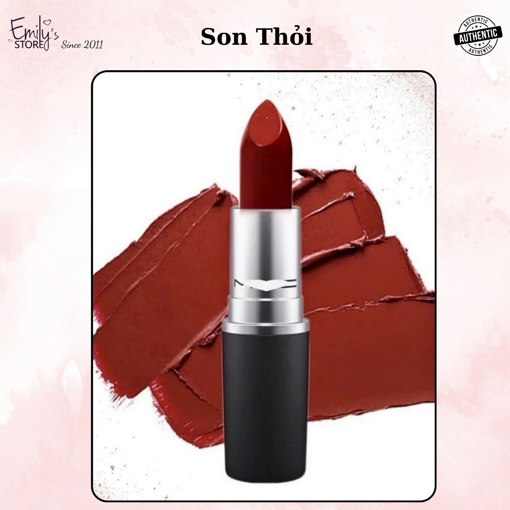 (Thanh Lý) Son Môi. Son Thỏi Các Màu Đỏ Đất. Cam Đất. Đỏ Lạnh. Đỏ Cam. Lì. Matte Retro. Powder Kiss
