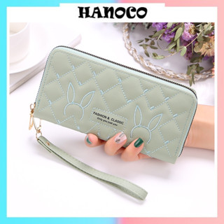 Ví dài cầm tay nữ 1 ngăn đựng tiền Cao Cấp Phong Cách Hàn Quốc HANOCO 2025