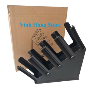 Kệ đựng ly, cốc trà sữa nghiêng 4 ngăn úp xéo