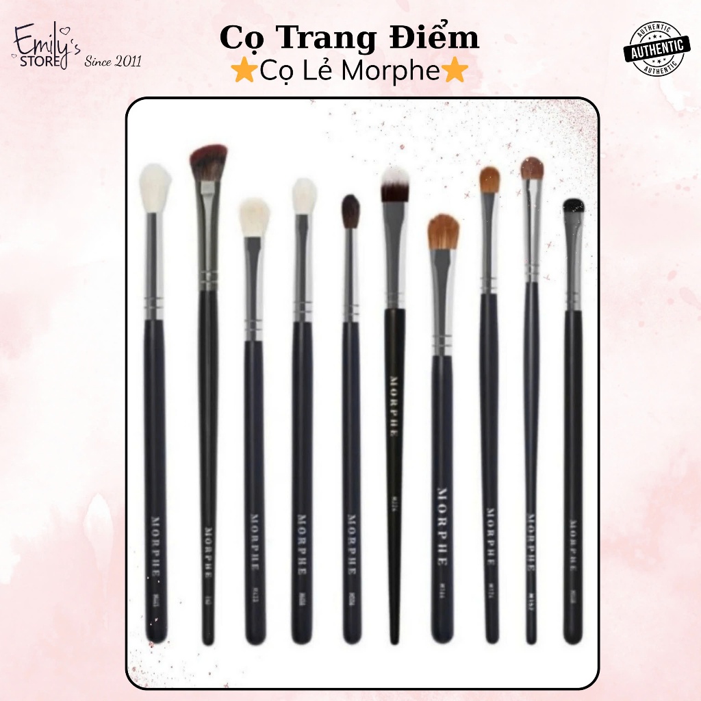 Cọ Lẻ Trang Điểm Morphe Brush Các Mẫu. Cọ Mặt Và Cọ Mắt