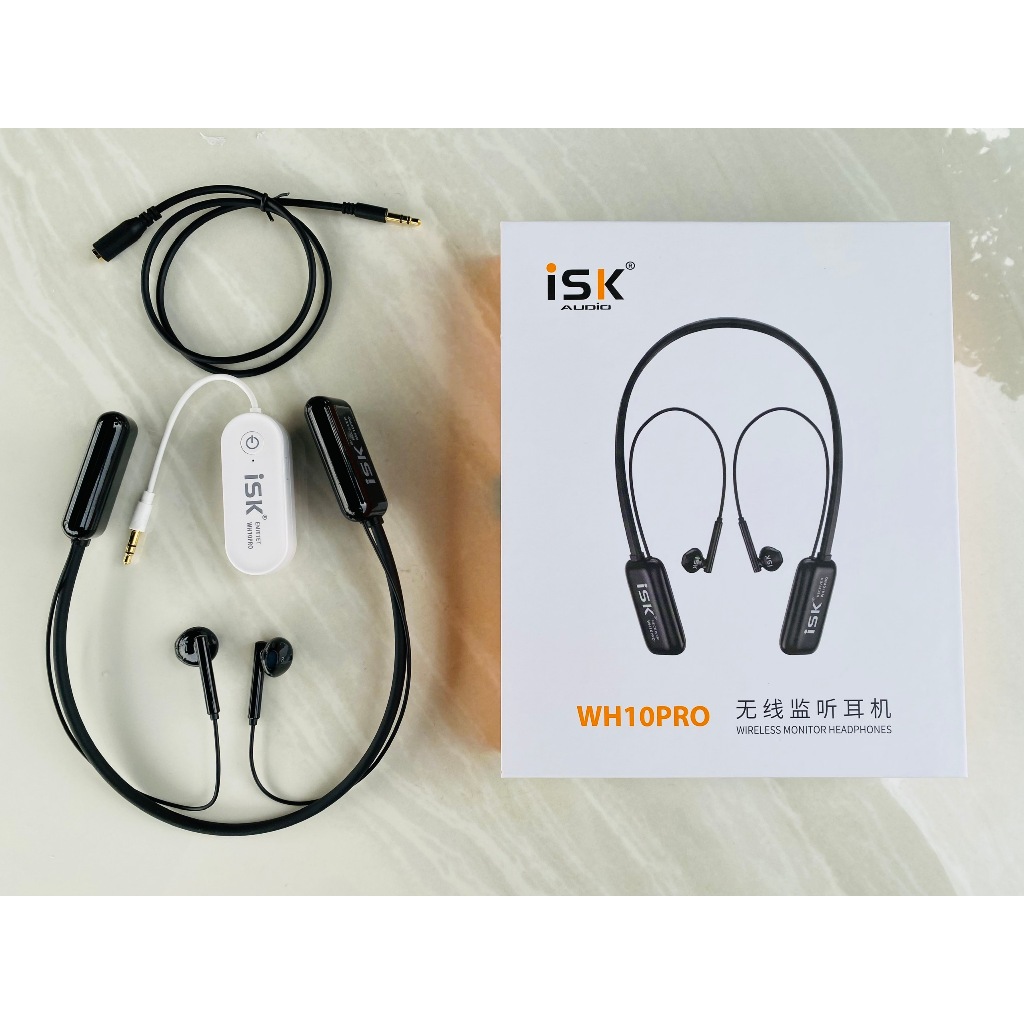 Tai nghe ISK WH10 Kiểm Âm Không Dây Nhỏ Gọn Sang Trọng. Âm Thanh Rõ Nét Rất Phù Hợp Sử Dụng Để Nghe 