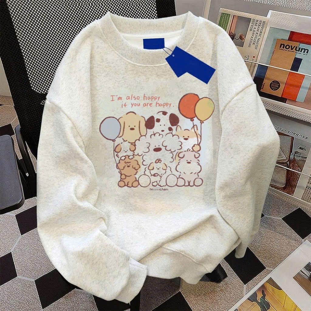 Áo sweater mùa đông nam nữ Local Brand SHRIMP FASHION Áo Sweater Nữ cute