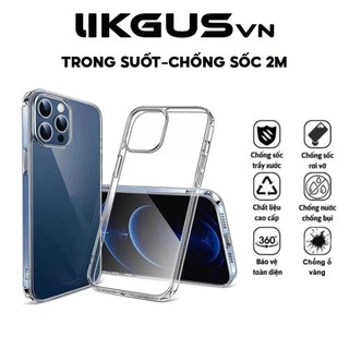  Ốp Lưng Trong Suốt Lưng Cứng Chống Ố Vàng Chính Hãng BIG Cho IP Series 11-12-13-14-15-16-Viền TPU Dẻo Dễ Tháo Lắp 