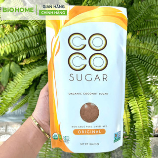 Đường mật hoa dừa hữu cơ PT Coco Sugar 454g - 100% mật hoa dừa, Chứng nhận EU Organic, USDA