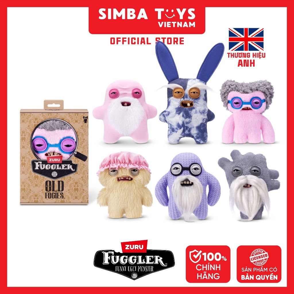 15750 Đồ Chơi Sưu Tầm ZURU TOYS Fuggler Old Fogies 9" 15750 - Simba Toys Vietnam