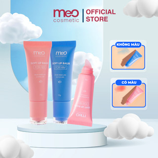  Son dưỡng Meo Cosmetics chiết xuất từ thiên nhiên thành phần dưỡng ẩm giúp cải thiện khô môi MeO Soft Lip Balm 10g 