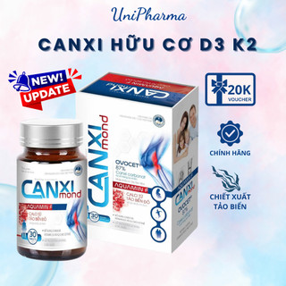  CalciminF D3 K2 Canxi hữu cơ chiết xuất từ tảo biển cho người tập gym bà bầu hỗ trợ phát triển chiều cao cho bé 