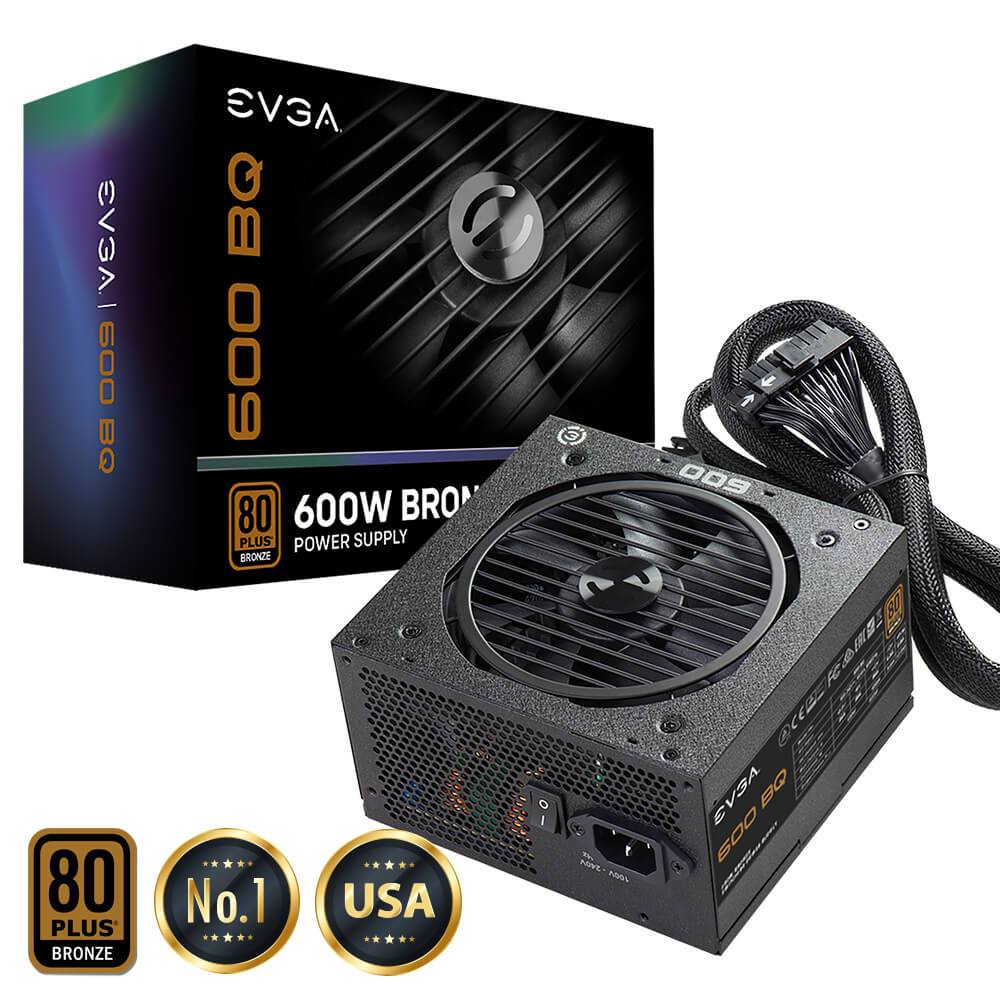 Nguồn EVGA 600 BQ – 80+ BRONZE 600W – Semi Modular