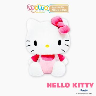  Hello Kitty Chính hãng WOWO Hello Kitty Gấu bông 45cm Mềm mịn Quà tặng Sinh Nhật An toàn Cho bé 