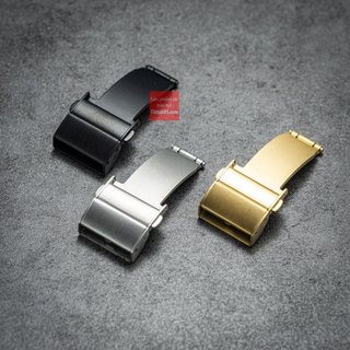 Khoá dây da đồng hồ khóa một gấp kiểu giấu dây một gập thông minh, Size khóa 16-18-20mm