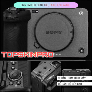  Miếng dán skin 3M vân nổi 2080 cho máy ảnh Sony A7c Sony FX2 FX3 FX30 Sony A7R5... 