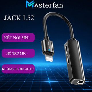  Jack chuyển đổi 3 in 1 vừa nghe vừa sạc hỗ trợ mic dàm thoại L52 