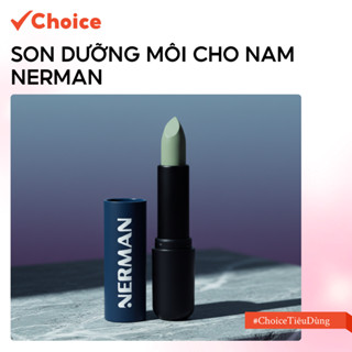   Choice  Son dưỡng môi cho nam Nerman FM1-2436-12 dưỡng ẩm giảm nứt nẻ mờ thâm Men in Black 4g 