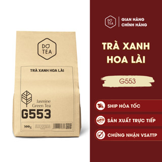  Trà xanh hoa lài G553 Dotea chát nhẹ hương hoa lài tự nhiên thư giãn nguyên liệu pha chế ngon đậm vị 