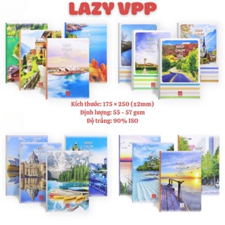 Combo Vở kẻ ngang 72/120/200/300 trang Sao mai Keep Calm Hồng Hà - 1634/1635/1636/1637