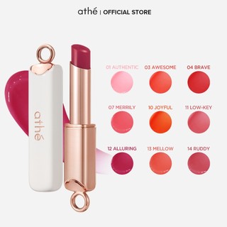   Hannah Olala x Athé  Son dưỡng có màu Athé Authentic Lip Balm cho đôi môi căng mọng 3.4g 