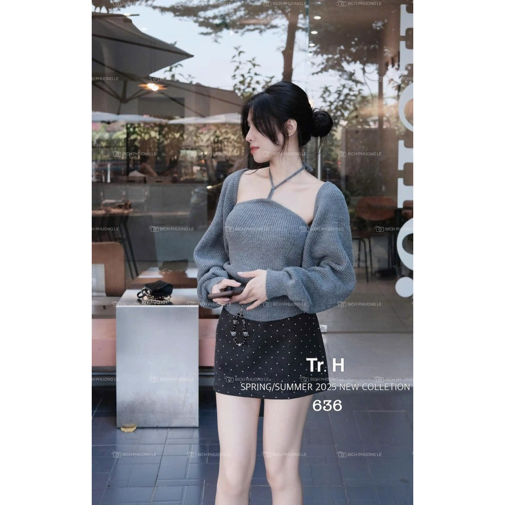 SÉT ÁO LEN YẾM +KHOÁC CDG LEN ẢNH THẬT