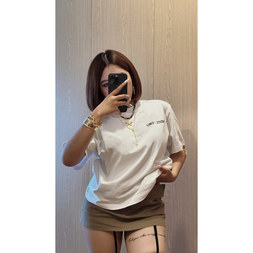 Áo thun Form Oversize Unisex "Flower" Cotton 250GSM LIMBO STUDIO