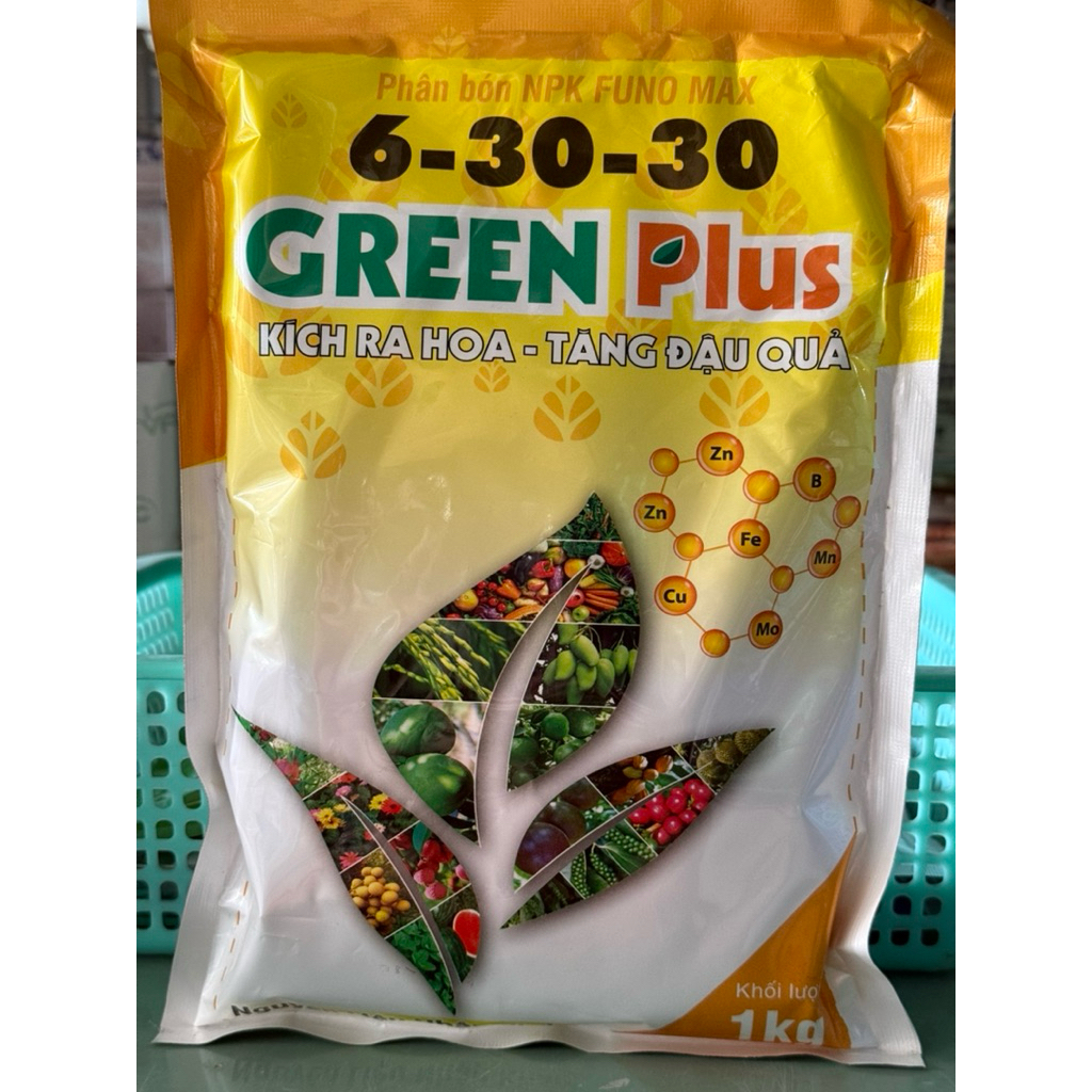 Phân bón NPK 6-30-30 gói 1kg - ra hoa và cứngg cây