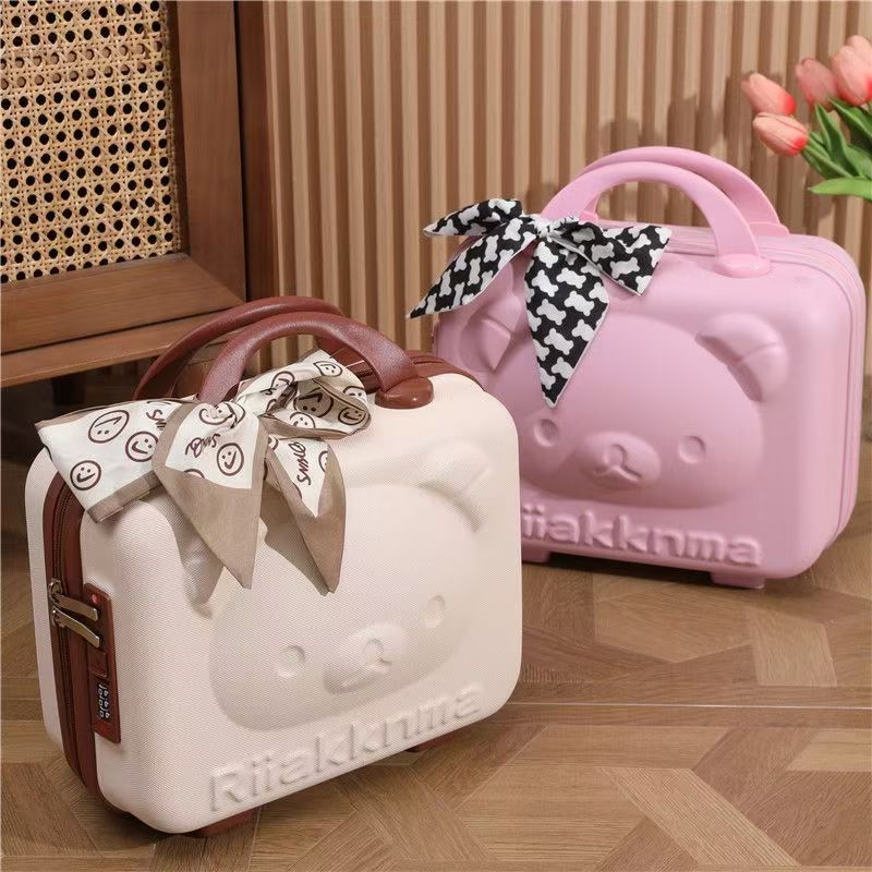 Vali Mini Xách Tay 14 inch Cốp Đựng Đồ Cá Nhân Có Khóa Số Bảo Mật Chất Liệu Nhựa ABS Dày