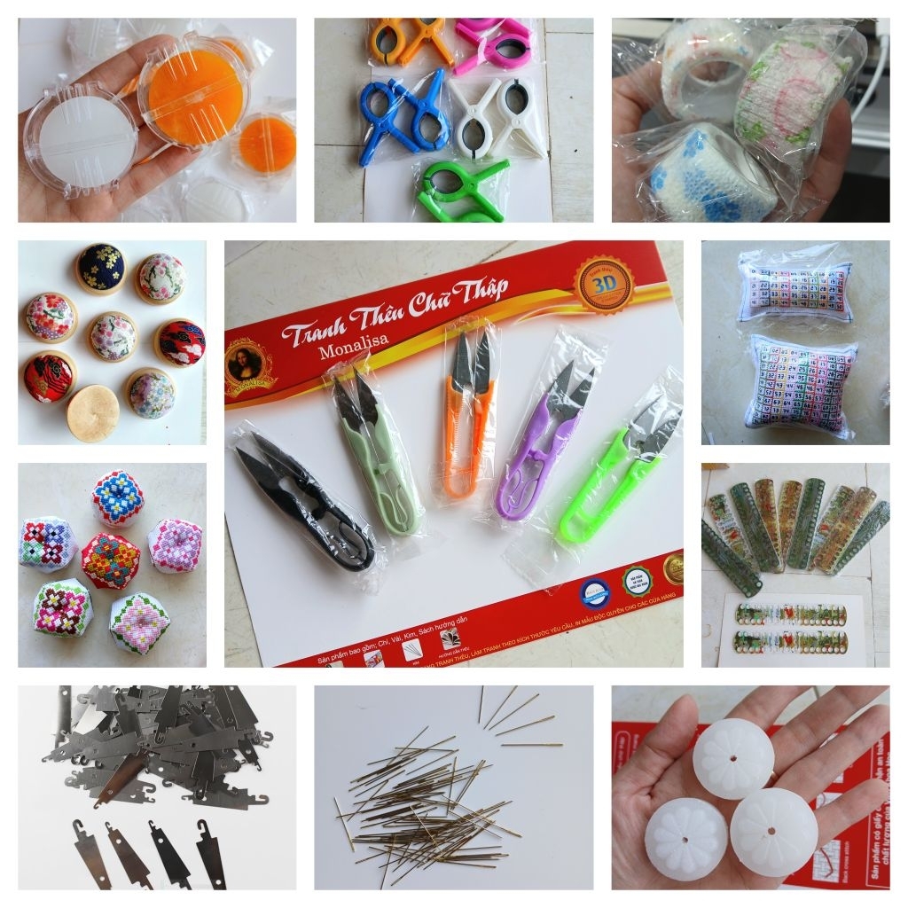 PHỤ KIỆN TRANH THÊU CHỮ THẬP T001