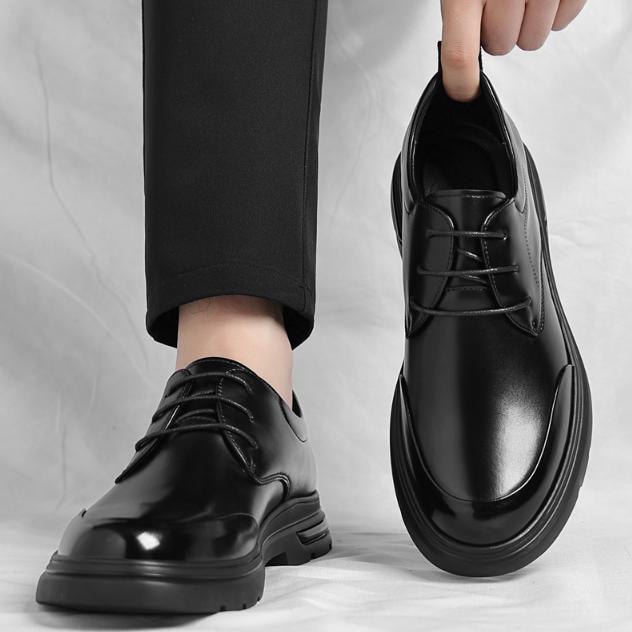 Giày Boot Nam Cổ Thấp Mũi Tròn GN494
