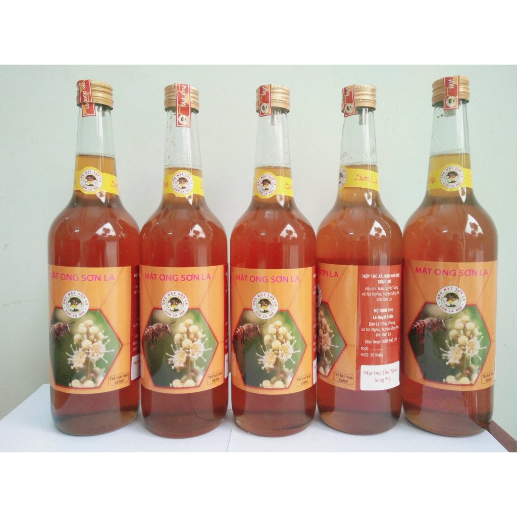 Mật ong hoa nhãn nguyên chất loại 1 Sông Mã Sơn La