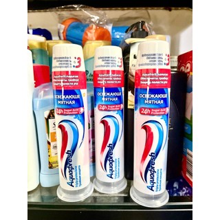 [CÓ LẠI HÀNG] USA KEM ĐÁNH RĂNG AQUAFRESH TOOTHPASTE MỸ DẠNG ỐNG 100ml