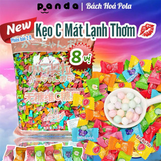  NEW - MIX 8 VỊ Kẹo Mini Mát Lạnh Bạc Hà Thơm Miệng Kẹo Trái Cây Mix Vị | Bách Hoá Pola 