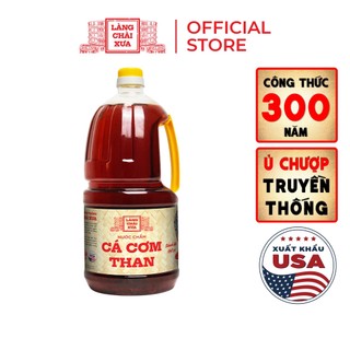  Chai 2 lít - Tiết Kiệm  Nước Chấm Cá Cơm Than Làng Chài Xưa chai nhựa cao cấp Đặc Biệt Thanh Dịu An toàn 