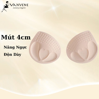Miếng đệm áo ngực Vanvene, áo bra, áo tập, mút độn tam giác dày 4cm nâng ngực AD306