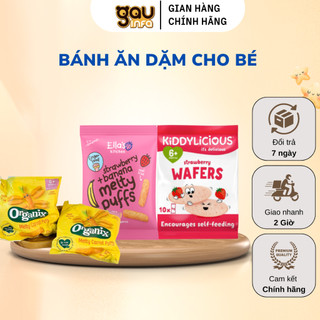 Bánh ăn dặm Kiddylicious, Ella’s Kitchen, Organix cho bé từ 6 tháng – Hữu cơ, chính hãng Anh