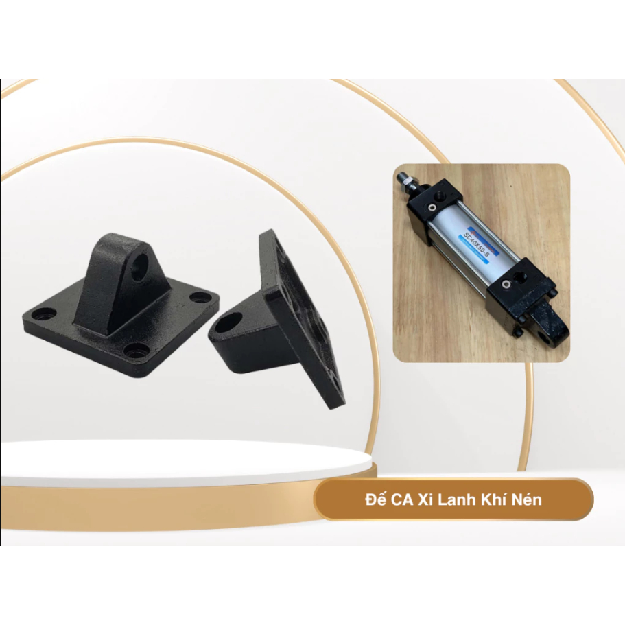 [Rẻ Vô Địch] Đế CA Xi Lanh SC125, SC-125, SC 125 - Đế Gắn Xi Lanh Vuông, Phụ Kiện Xi Lanh, Chất Lượn
