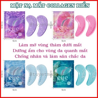 Combo 50-100 Mặt nạ mắt collagen giảm thâm mắt, dưỡng ẩm, chống lão hoá