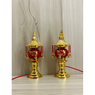 ĐÈN THỜ PHÁT TÀI 24CM CÓ DÂY TREO(MỘT CẶP)