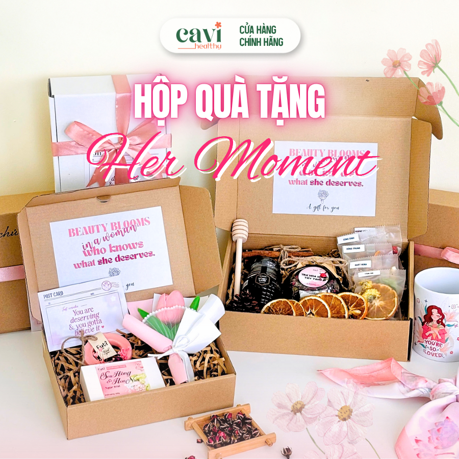 Quà Tặng Trà Thảo Mộc, Mật Ong, Set Quà Her Moment, Quà Tặng Bạn Bè, Người Thân, Đồng Nghiệp