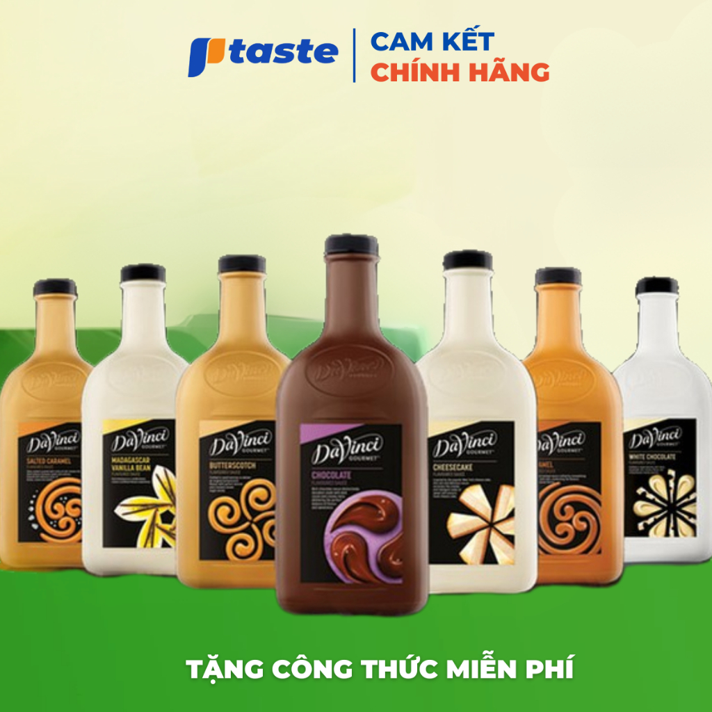 Sốt Pha Chế DaVinci Gourmet Chai 2L – Đậm Vị – Dùng Cho Bánh & Đồ Uống