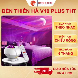  Đèn thiên hà v10 Plus THT loa bluetooth Đèn chiếu sao chiếu trần nhà tạo lãng mạn sự kiện hội họp phòng baz vũ trường 