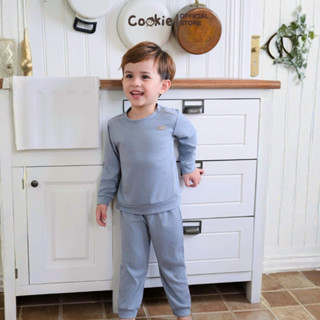  Bộ Quần Áo Dài Tay COOKIE Bộ Cổ Tròn Kẹp Lé Jersey Cho Bé Từ 6 Tháng Đến 5 Tuổi 2025 