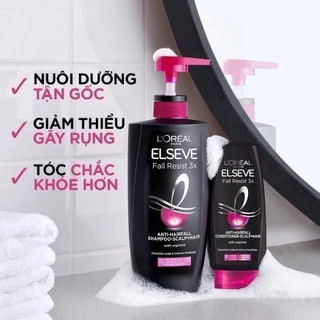 Dầu Gội, dầu xả L'Oréal Paris Elseve Fall Resist 3X