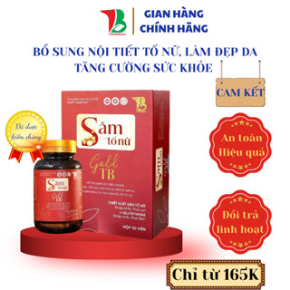 Sâm Tố Nữ Gold TB hỗ trợ bốc hỏa, mất ngủ, lão hóa da, nám da, giúp cân bằng lại nội tiết tố nữ